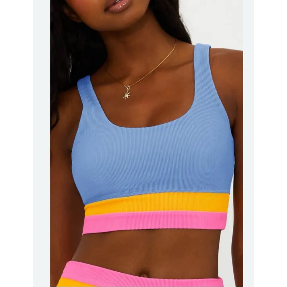 Beach Riot Mackenzie Colorblock Top Size Medium
